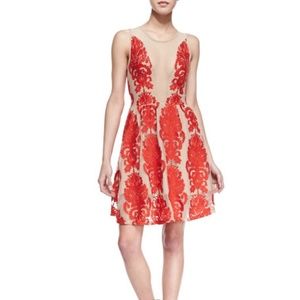 For Love & Lemons Lulu Lace Patterned Dress